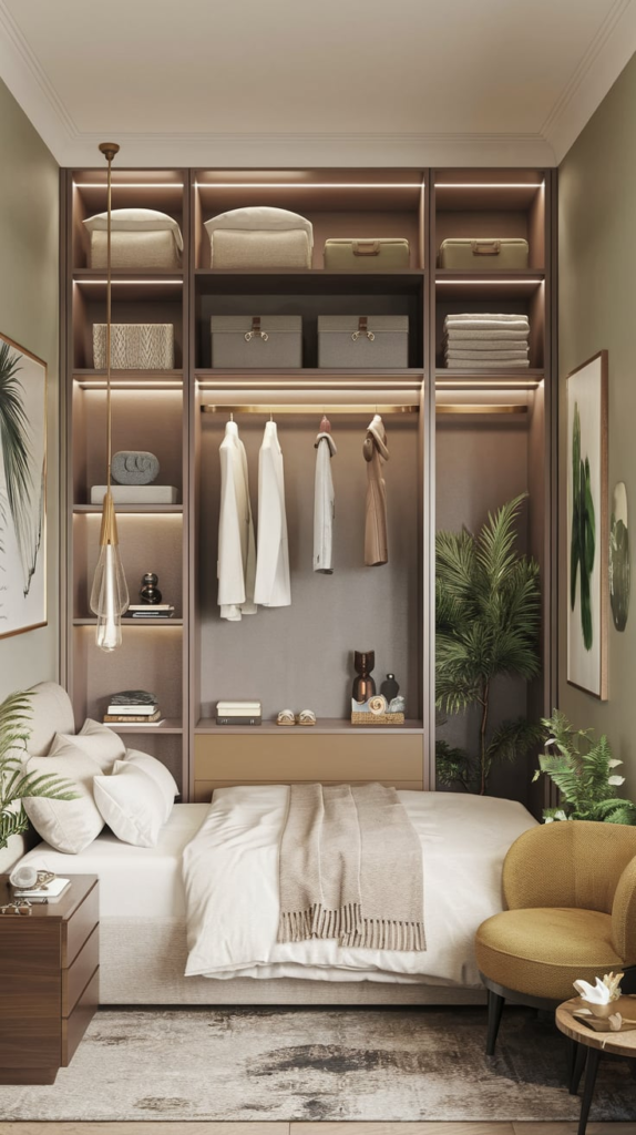 Modern curtains and blinds