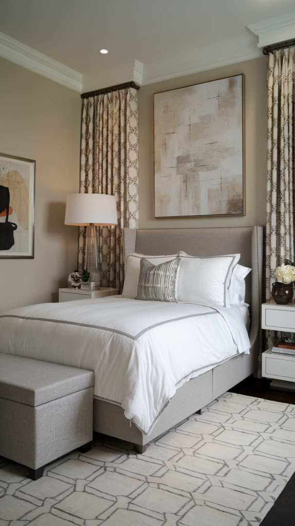 Stylish apartment bedroom