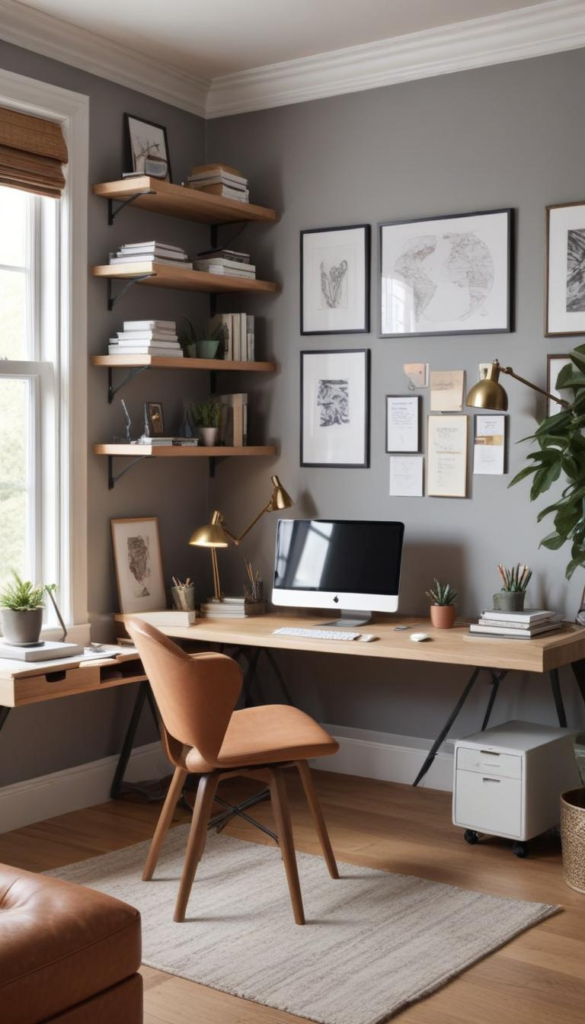Scandinavian Style Home Office
