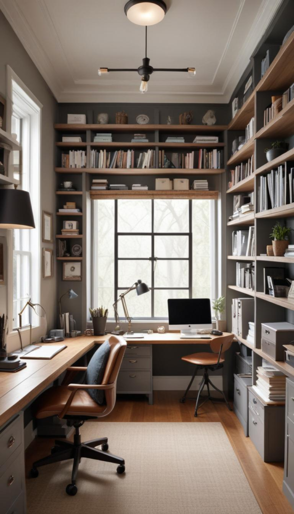 Industrial Style Home Office