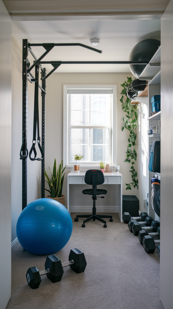 Standing desk with built-in treadmill