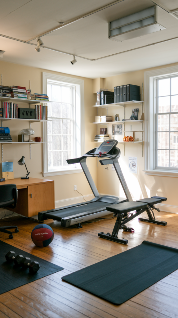 Vertical storage with resistance bands