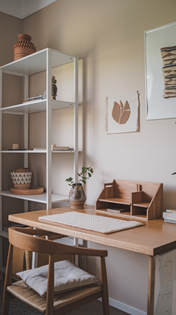 Cozy corner home office