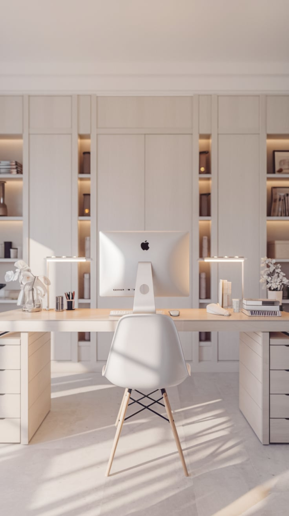 Zen home office