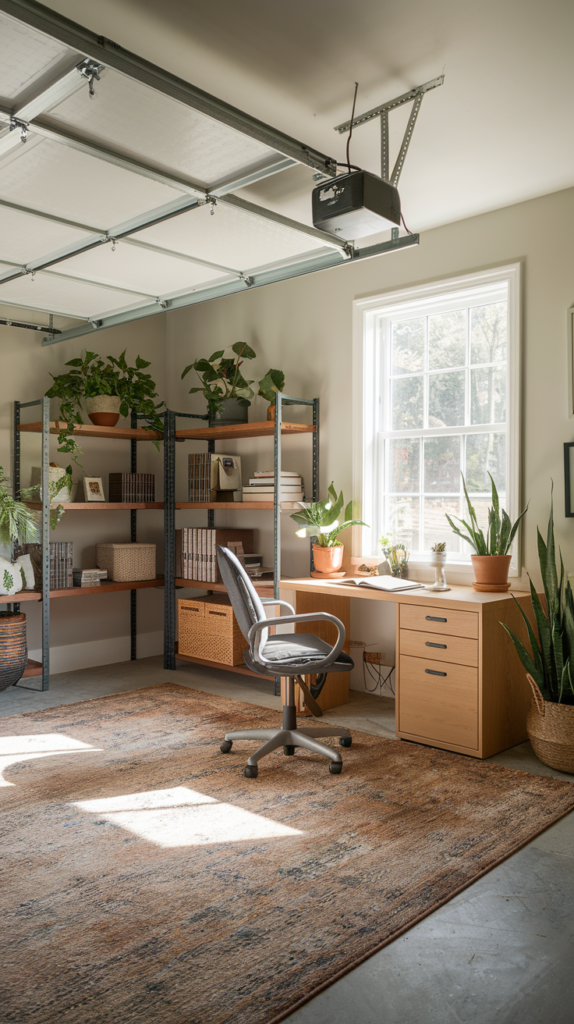 Multifunctional furniture in small office