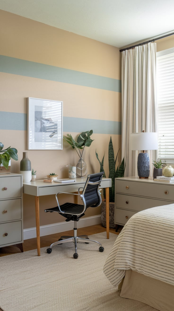 Neutral color palette in room