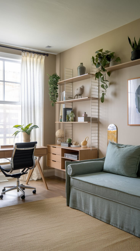 Mirrors enhancing room size