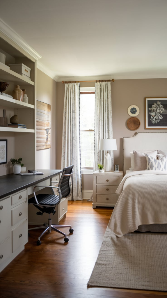 Feature wall in room