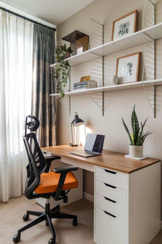 Cable management in home office