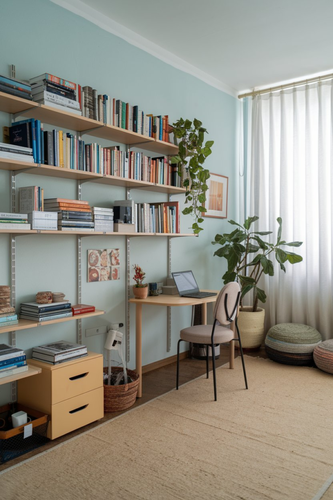 Paperless home office setup