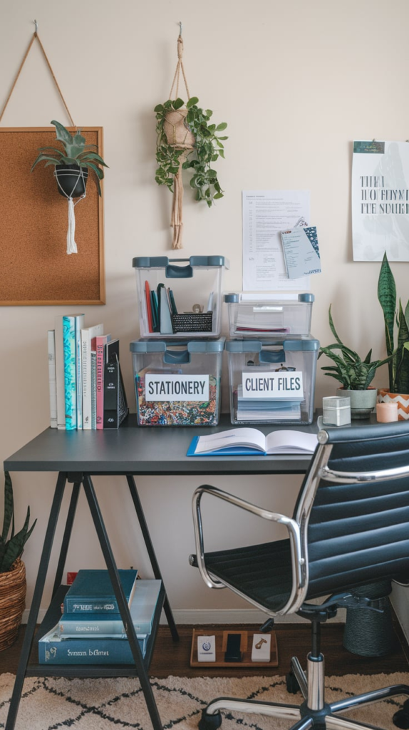 Organized digital desktop