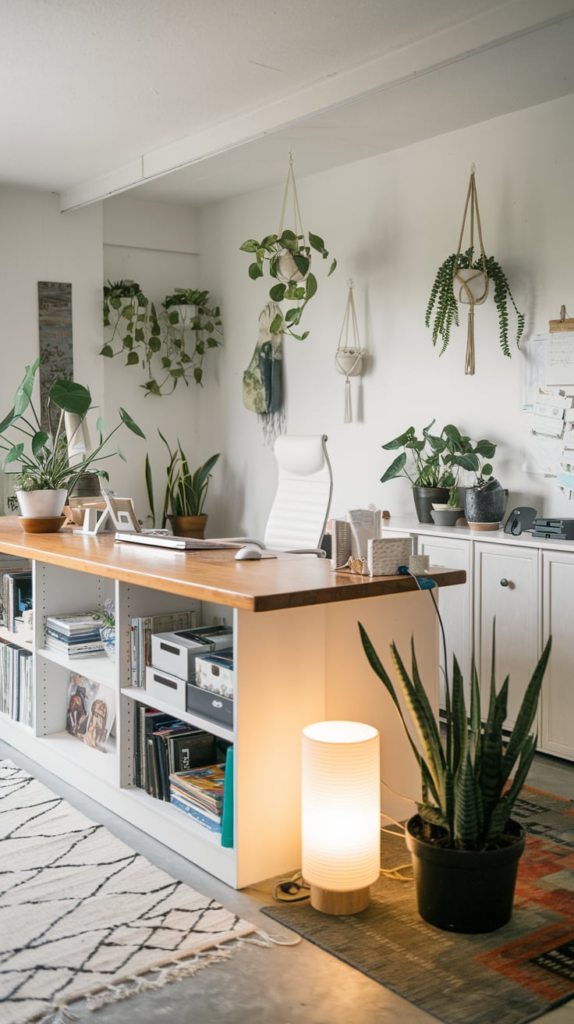 Work zones in home office