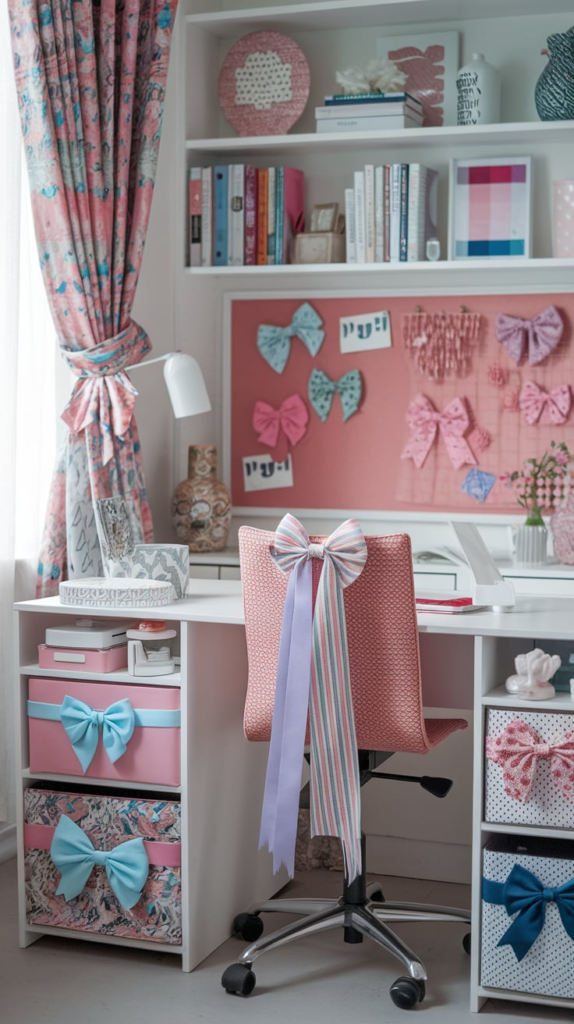 Cozy reading nook in home office