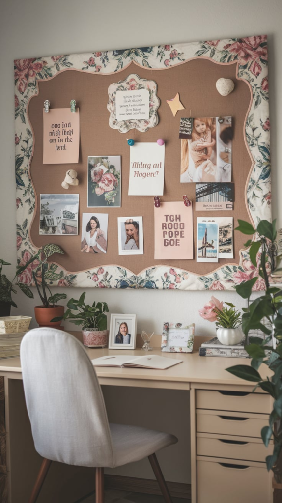 Organized desk setup
