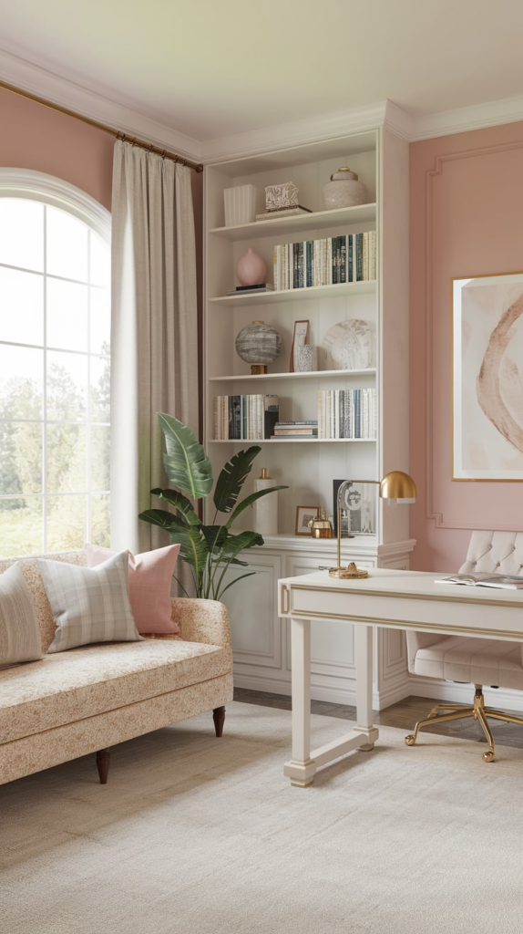 Chic desk for feminine office