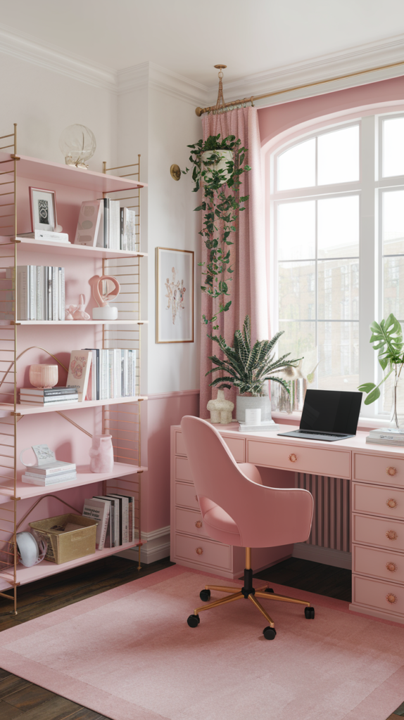 Feminine patterned rug