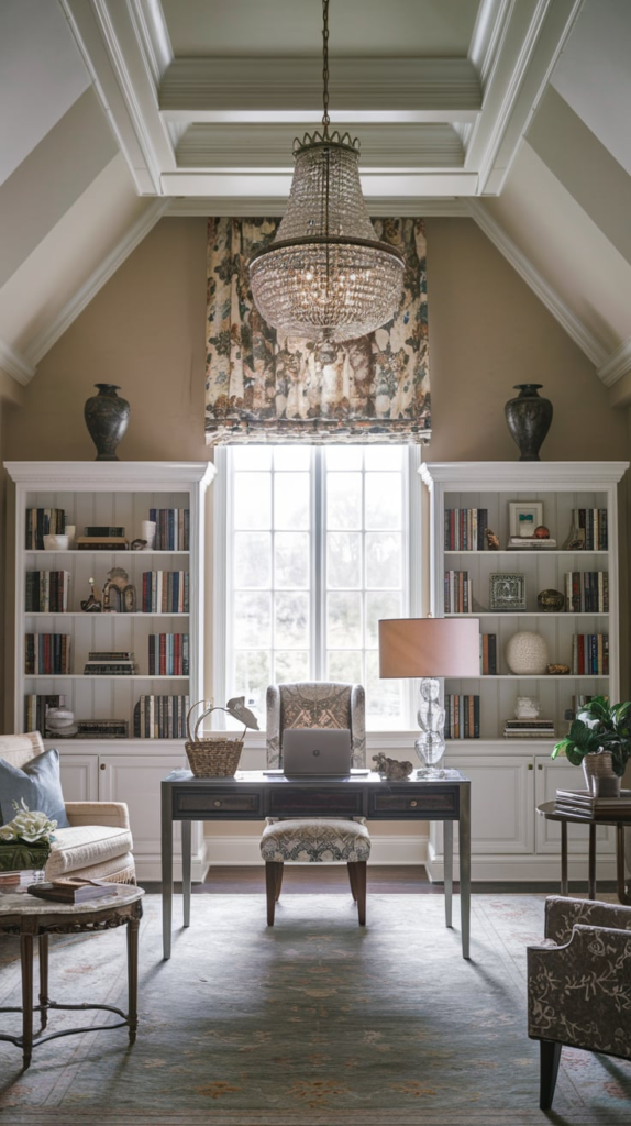 Green plants in office