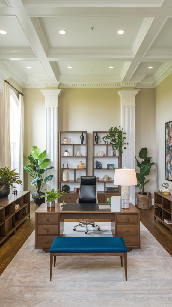 Scented candles in office