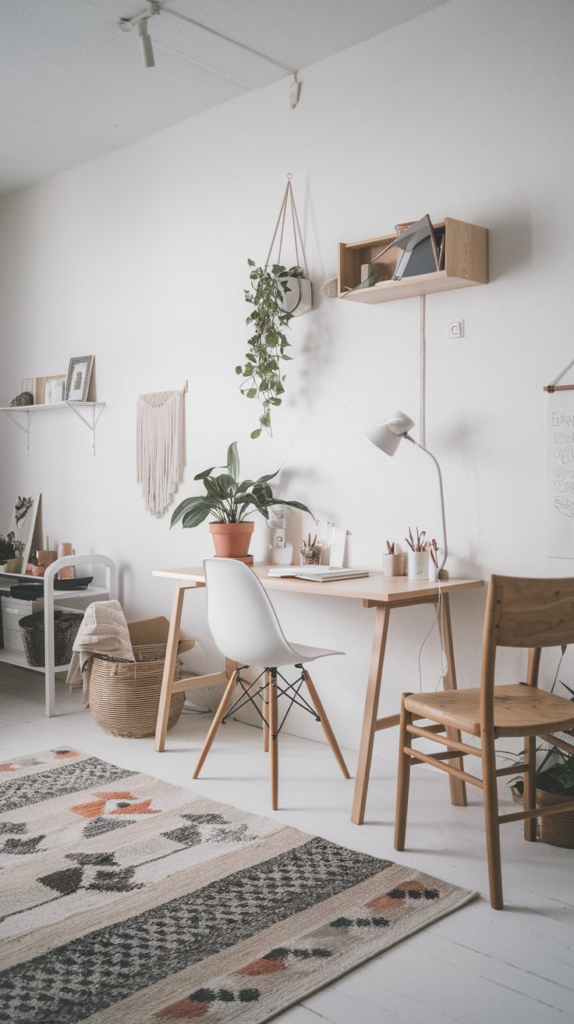 Natural light in home office