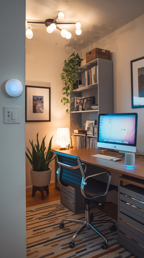 Indoor plants in office