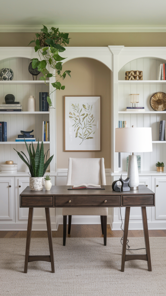 Layered lighting in office
