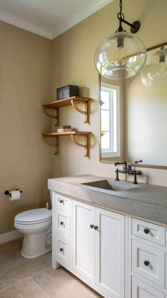 Vintage bathroom accessories