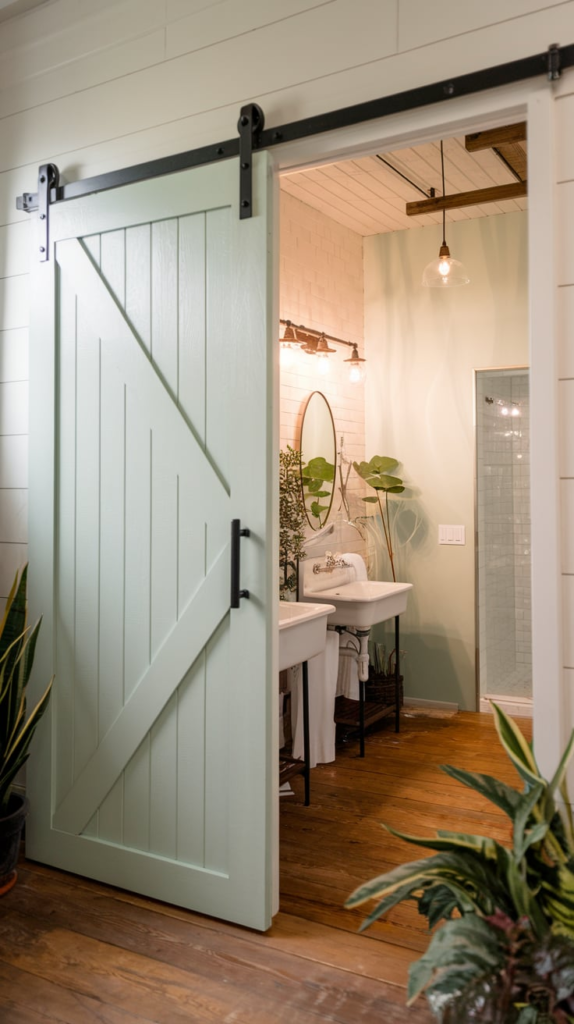 Glass shower enclosure