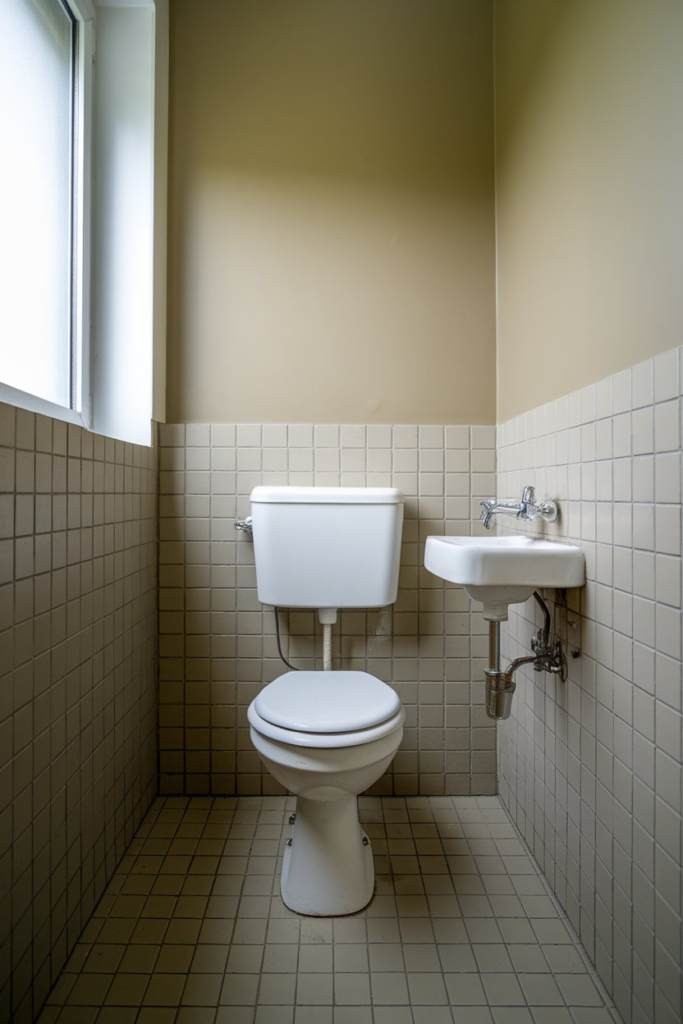 Colorful bathroom design