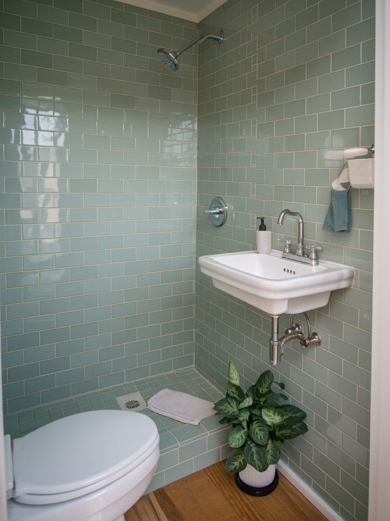 Multi-functional bathroom space