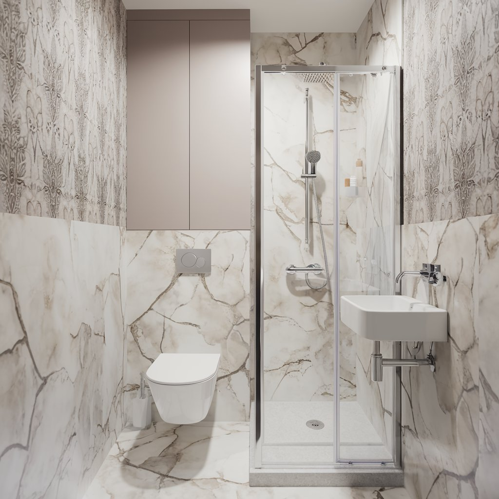 Stylish small bathroom