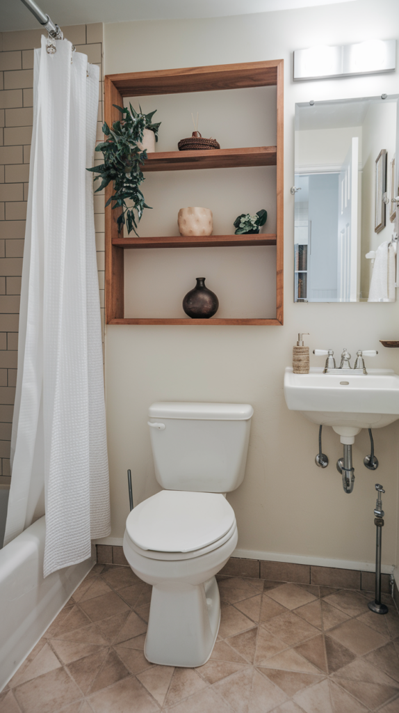 Pocket door in bathroom