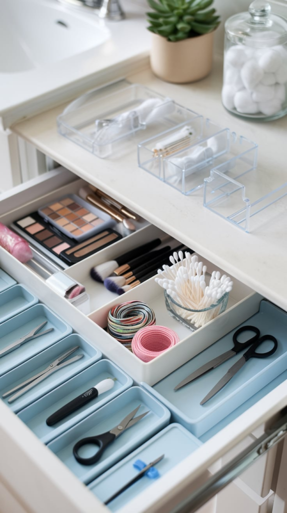 Vanity mirror with storage