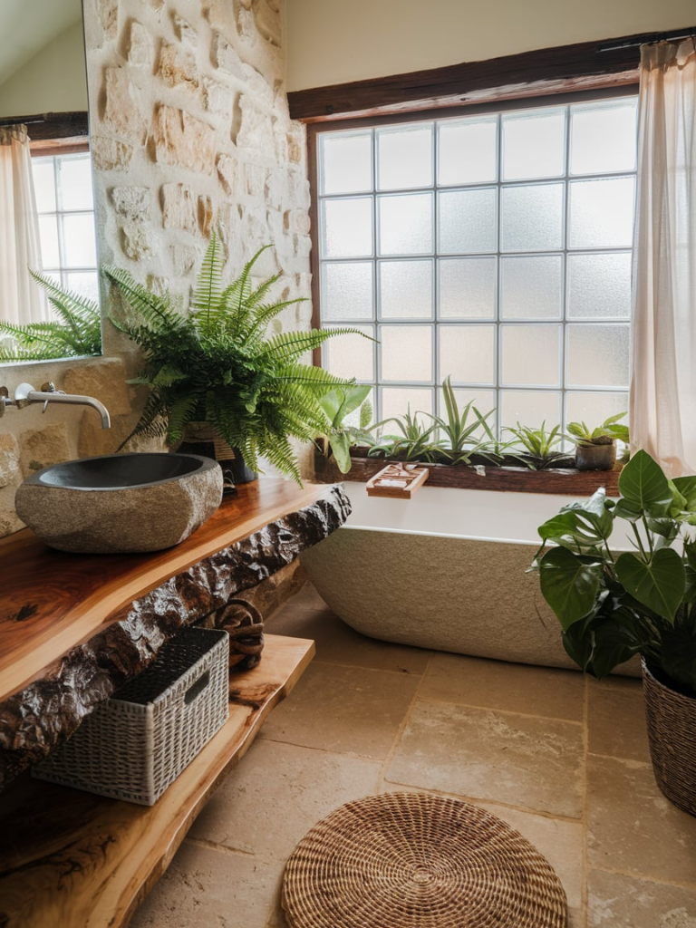 Organized bathroom countertop