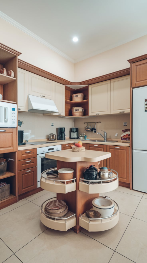 Hooks inside pantry