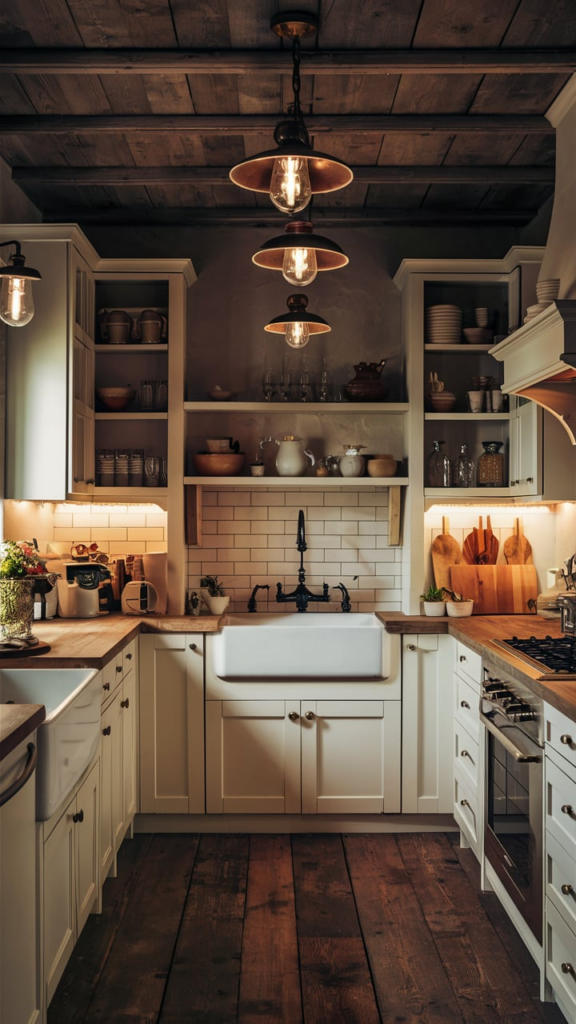 Organized small pantry