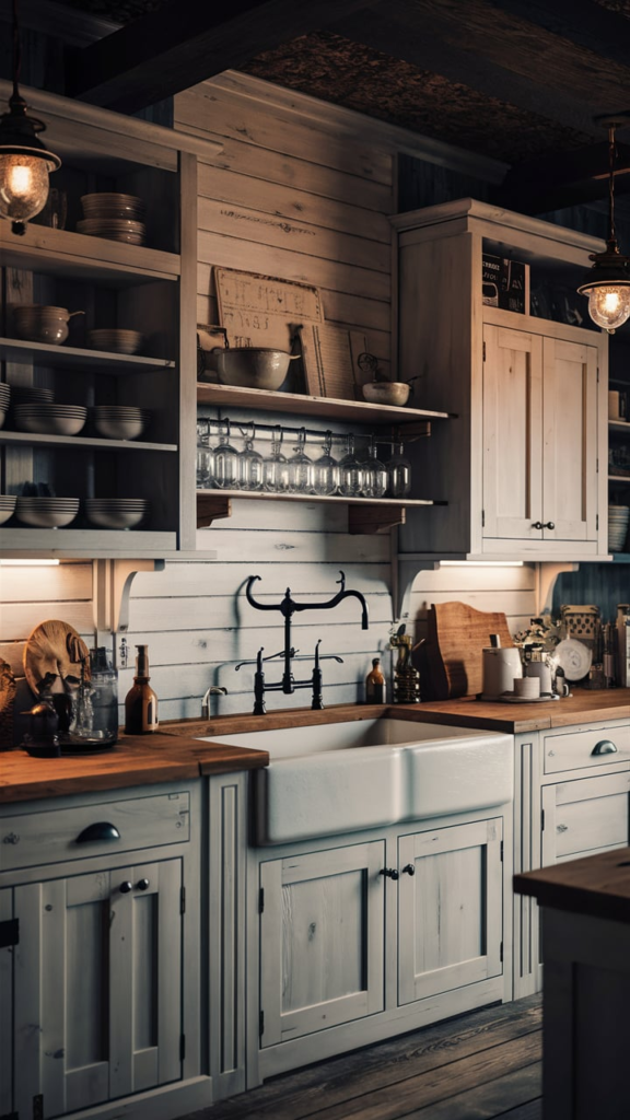 Kitchen island with storage