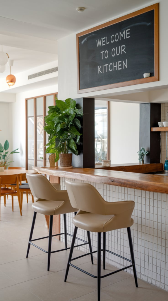 Floating kitchen bar design