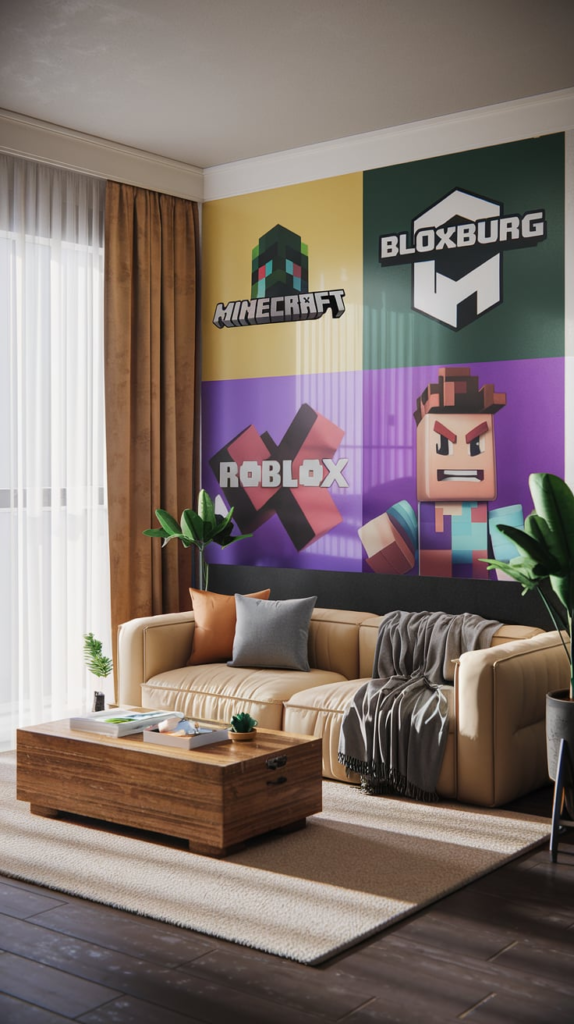 Underwater Minecraft Bedroom
