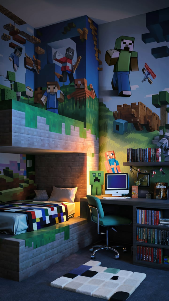 Medieval Minecraft Bedroom
