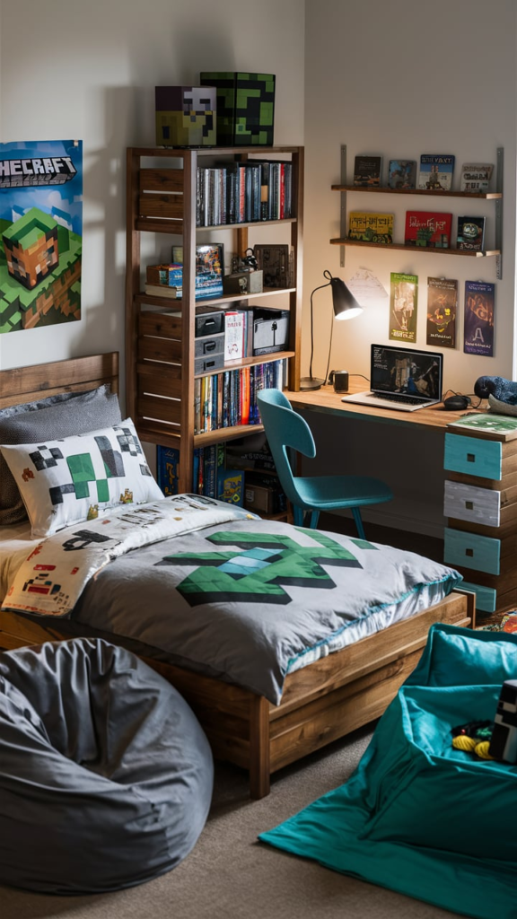 Library Minecraft Bedroom