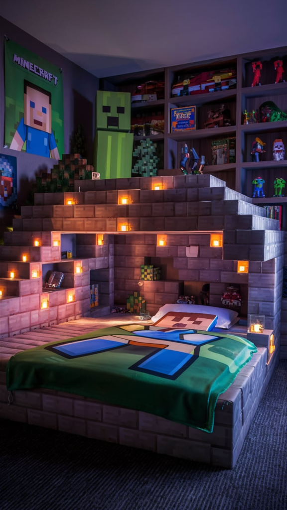 Aquarium Minecraft Bedroom