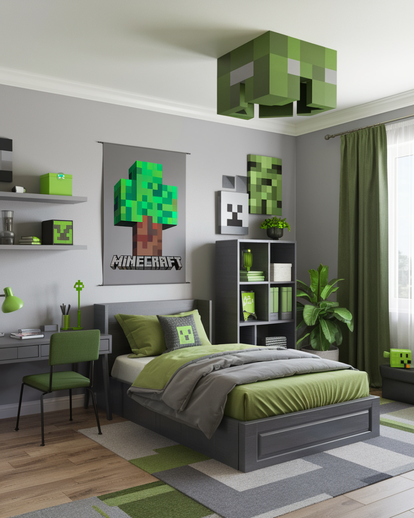 Ender Minecraft Bedroom