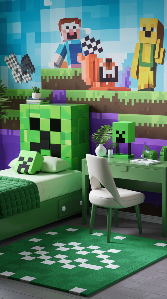 Pirate Minecraft Bedroom
