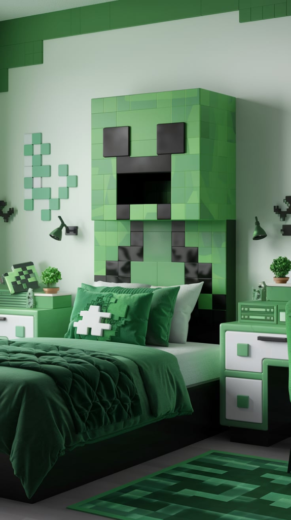 Skylight Minecraft Bedroom