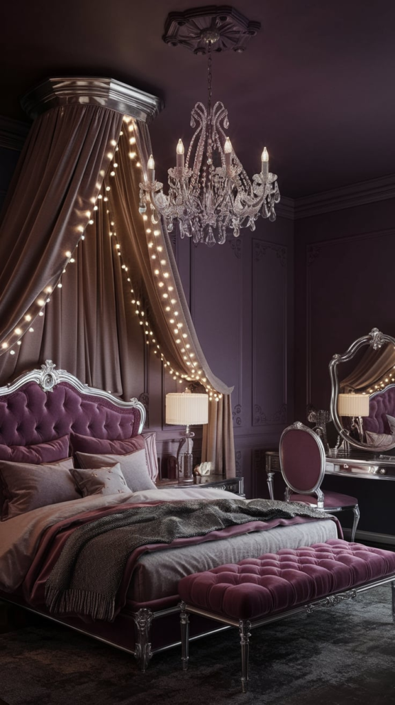 Photo garland with fairy lights