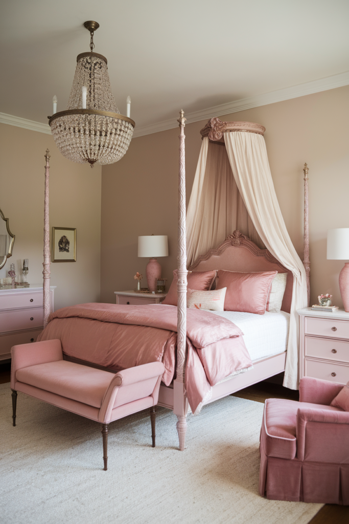 Artwork with dusty pink