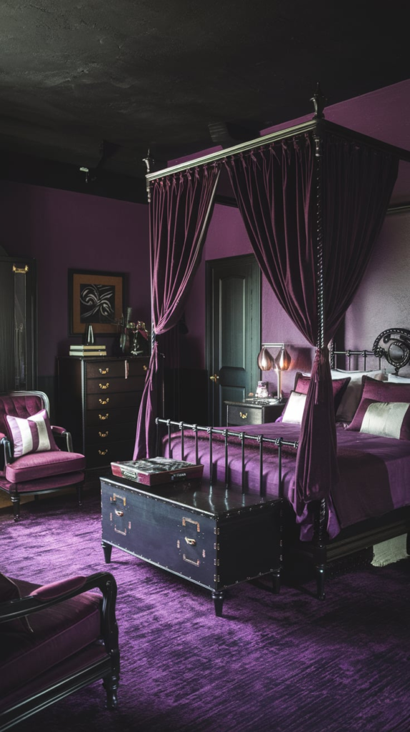 Layered luxurious bedding
