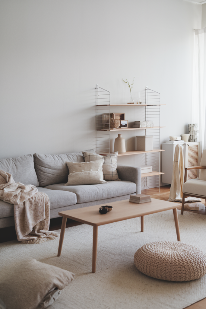 Mid-century modern living room