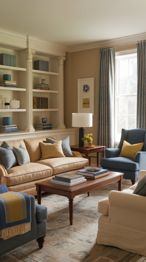Comfortable living room seating