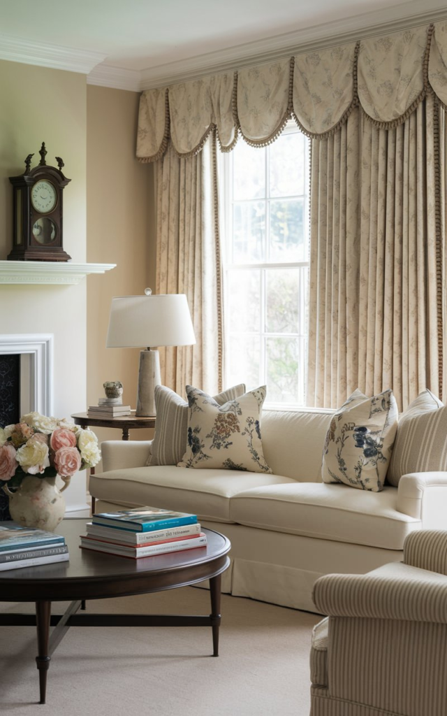 Classic window treatments